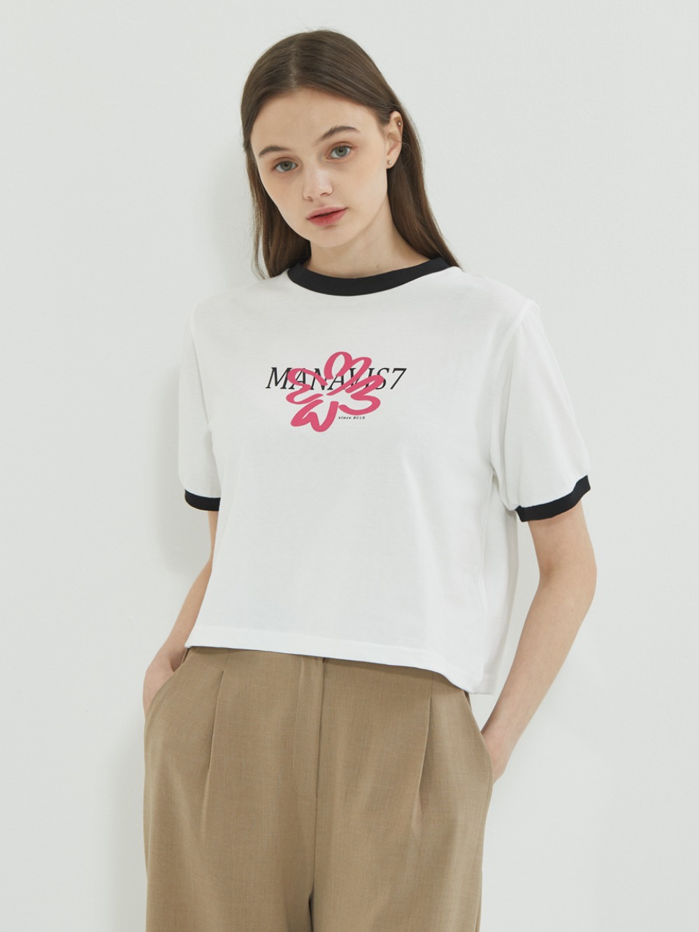 Clover Coloring Line T-shirt White